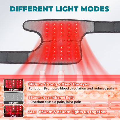 Red Light Therapy Heating Knee Pad with Infrared Technology